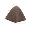 Totority 2pcs Portable Wool Felt Sauna Hat Absorbent Bath Shower