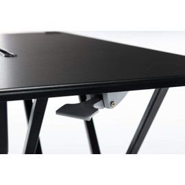 Legend Vansen 32" Adjustable Height Modern MDF Wood Workstation in Black