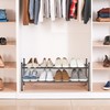 STORAGE MANIAC Expandable Shoe Rack, 8 Pairs Stackable Small Shoe