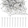 100Pcs Pearl Push Pins, Pearl Straight Pins, White Drawing Pin