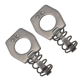 BEALIFE 2pcs/Set Sturdy Metal for Water Heater Door Protects Cylinder Covers Or Break is Easy to Grip Water Heater Cam Lock