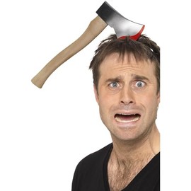 Smiffy's Hatchet Through Head Headband - Adult, One Size