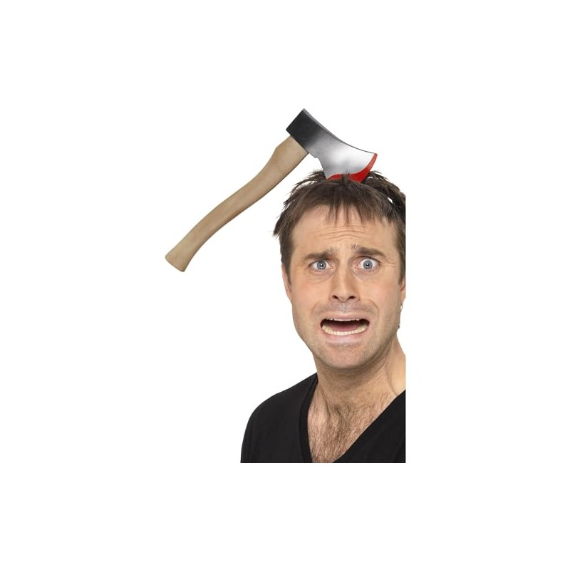 Smiffy's Hatchet Through Head Headband - Adult, One Size