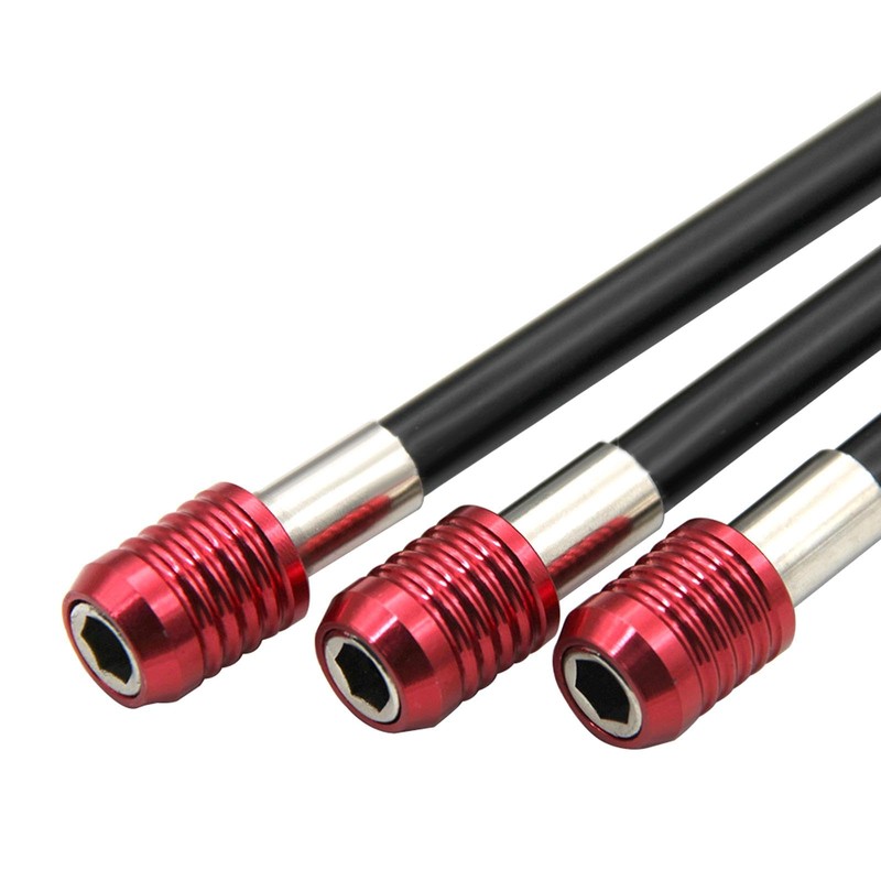 Folpus 3x Drill Extension Bit Holder 1/4inch Hex Bit Holder