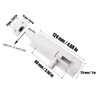 2 Pack 5 Inch Barrel Bolt Lock, Heavy Duty Slide
