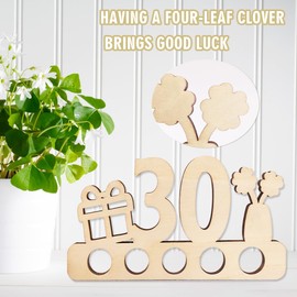 Luckeey Geschenk zum 30.Geburtstag, Geschenke 30 Geburtstag Frauen Männer, Geldgeschenke Geburtstag, Holz Geschenke Freunde/Familie, Kreatives Geldgeschenke Verpackung zum Jubiläum