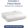 In Dreams White Euro king Fitted Sheet 160cm x 200cm