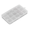 360pcs Screw Nut Set Stainless Steel Flat Washer Spring Washer
