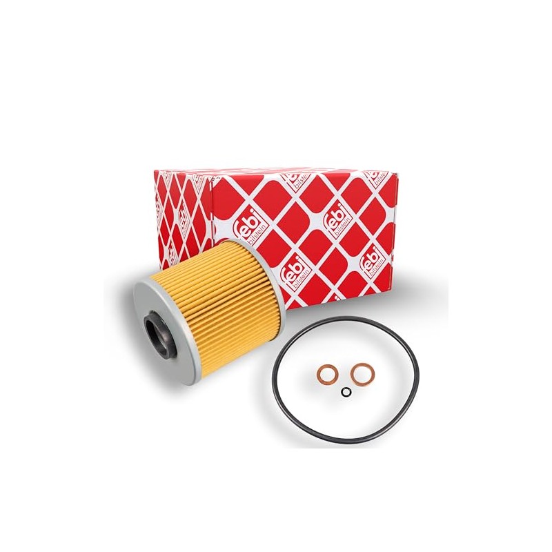 febi bilstein 26803 Oil Filter with Sealing Rings Pack of