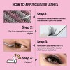 Perfect Key 200 Clusters Natural Look Eyelash Extensions Wispy Lash