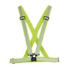 WOWOW Reflective Cross Belt Yellow Elastic Adjustable