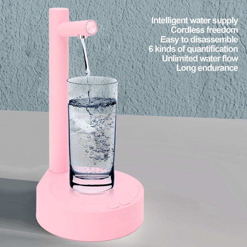 Desktop Water Bottle Dispenser Portable Removable 6 Speed Adjustable Electric