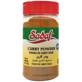 Sadaf Curry Powder Mild - Mild Curry Powder for Cooking & Food Seasoning - Indian Cuisine - Kosher & Vegetarian - 5 oz Pet Bottle with Shaker Top