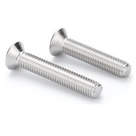 ANSIEDIO Torx Countersunk Screws Bolts with Column Stainless Steel Flat Head Hexagon Socket with Needle Anti-theft Screw, M4×40mm,20 pcs