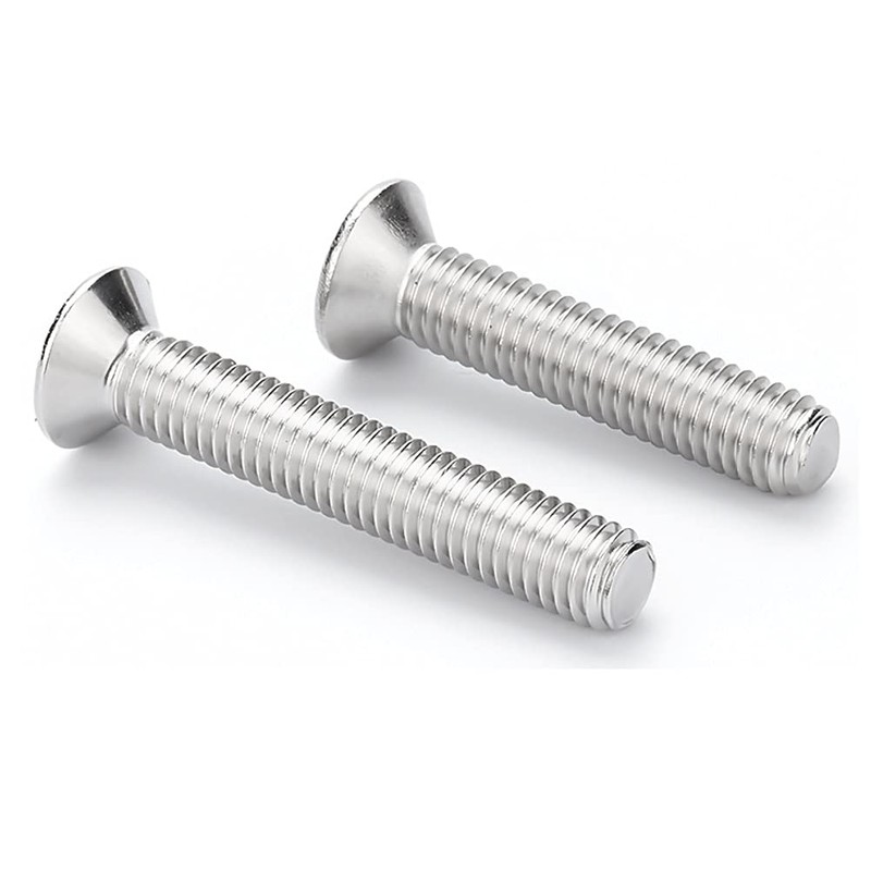ANSIEDIO Torx Countersunk Screws Bolts with Column Stainless Steel Flat