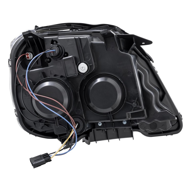 Jupiterauto Pair Black Housing Headlights Assembly For 2010-2015 GMC Terrain