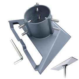 Starlink Gen 3 Rohradapter, Starlink Pole Mount Gen 3 für Variable Mastgrößen (25-53mm), wetterbeständige Aluminiumlegierung Starlink Gen 3 Halterung, für Starlink Gen 3 Standard Dish