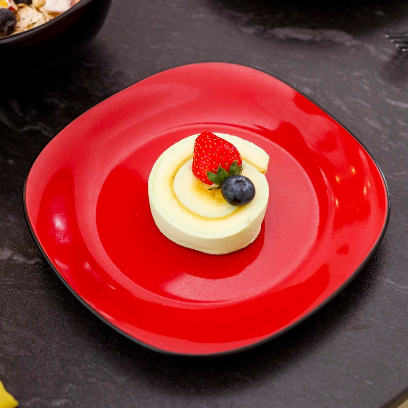 European Color Glaze Ceramic Dinner Set 16 Pcs Nordic Dinnerware