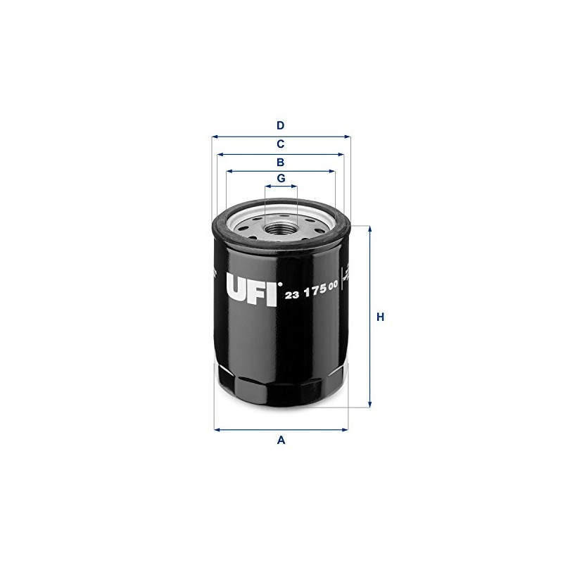UFI Filters 23.175.00 Oil Filter for Cars