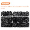 HELIFOUNER 320 Pieces 7 Sizes Internal Tooth Star Lock Washers,
