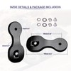 Sresk Motorcycle Mirror Drop Bracket Adapter Rear View Mirror Spare