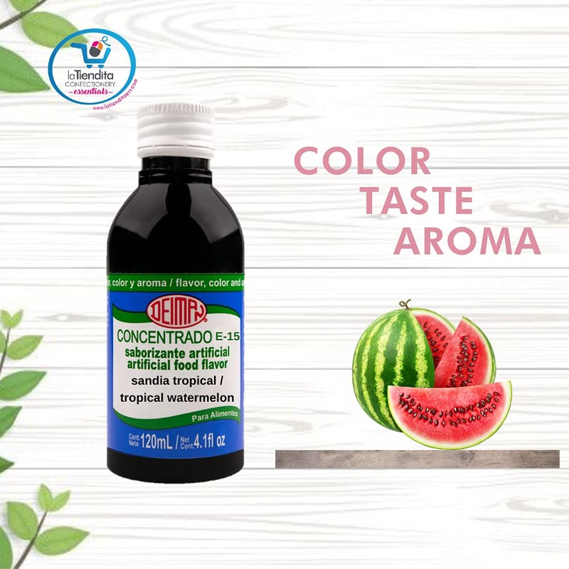 Deiman Artificial Food Flavoring Tropical Watermelon Concentrate E-15(4 fl oz)