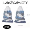 2Pcs Mesh Laundry Wash Bag, 60x90cm/23.6x35.4inch Net Bags Laundry Bags