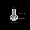 sourcing map Pack of 20 Phillips Screws Flat Head Bolts