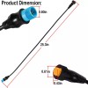 For Garmin 8-Pin Xdcr to 12-Pin Sounder Adapter Cable Fits
