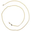 Pearl Glass Cord Brass 27.6 inches (70 cm) Gold CG-101