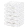 Yoofoss Muslin Washcloths 100% Cotton Face Towels 6 Packs Wash