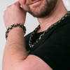 Fly Style Byzantine Byzantine Chain Black + Silver Stainless Steel