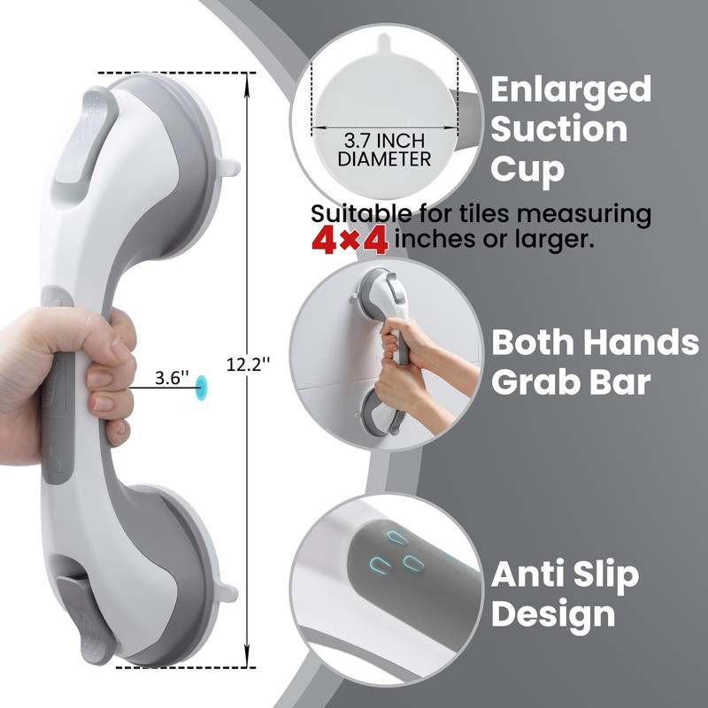 TAILI Grab Bars for Seniors Glow in the Dark, Max