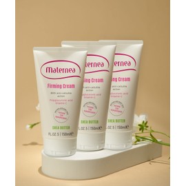 Mothernia Mother Nia Stretch Mark Care Gentle Elasticity Body Cream 150ml, Set of 3