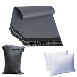 JeeJaan® 20 Pcs of Grey Postage Bags Large 17 x 24 in Postal Bag 432 x 610 mm Pack Mailer