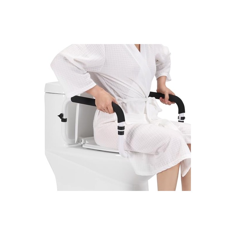 Toilet Safety Rail, Safety Frame for Toilet Seat, Toilet Grab