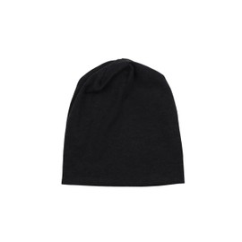 SCHIETWETTER Accessory Lightweight Children's Beanie Hat Plain Colours Transition Hat Thin Headgear Logo Print, charcoal grey