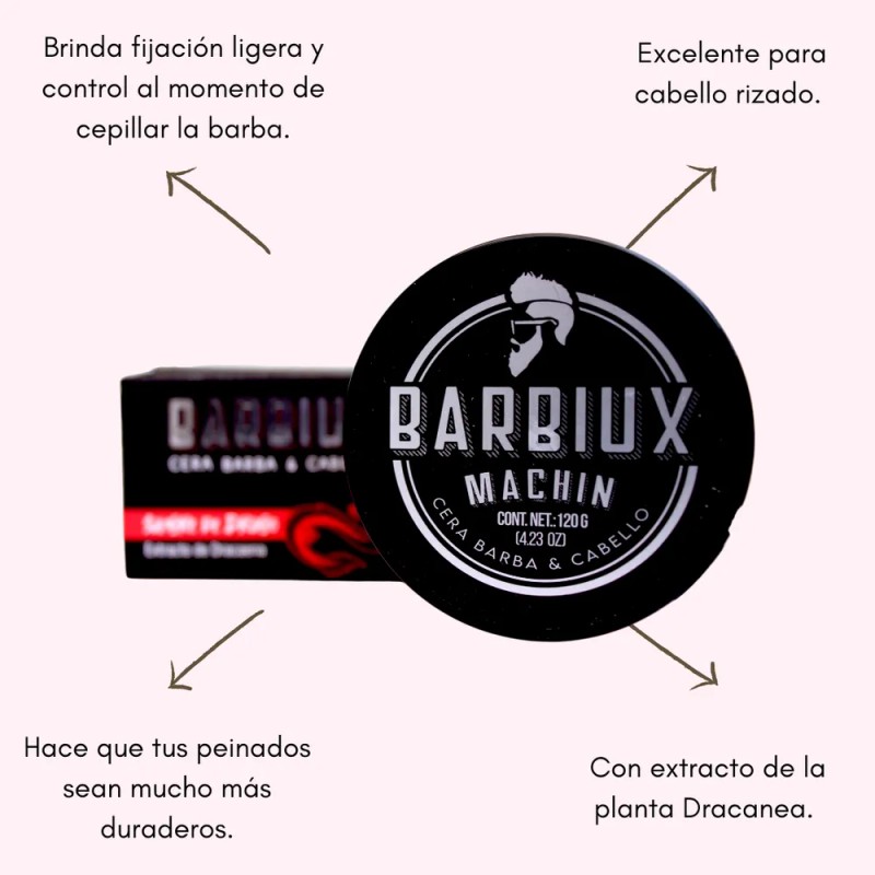 Pomada Cabello Y Barba Sangre De Drago Sin Friz 120g