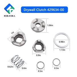 KOLEOLL 2 Pack 429634-00 Drywall Clutch Assembly Compatible with DeWalt 212100 212500 2127-SBD00 DW251 DW251 Drywall Screw Tools