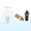Imdinnogo Neptune 4 Neptune 4 Pro 0.4mm Nozzle: 2Pcs Hardened