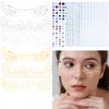 9 Pcs Gold Silver Glitter Freckles Face Gems Jewels Tattoo