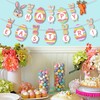 Tsathoggua Happy Easter Banner, Easter Decorations Home, Easter Bunny Decorations,