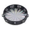 Radiant Tambourine Reflective Clear Crisp Sound Double Row Bell Drum