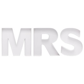 Cardboard Letter Fillable Charcuterie Board Candy Food Tray, 12.2 inch, Party Event Decoration (MRS Shape)