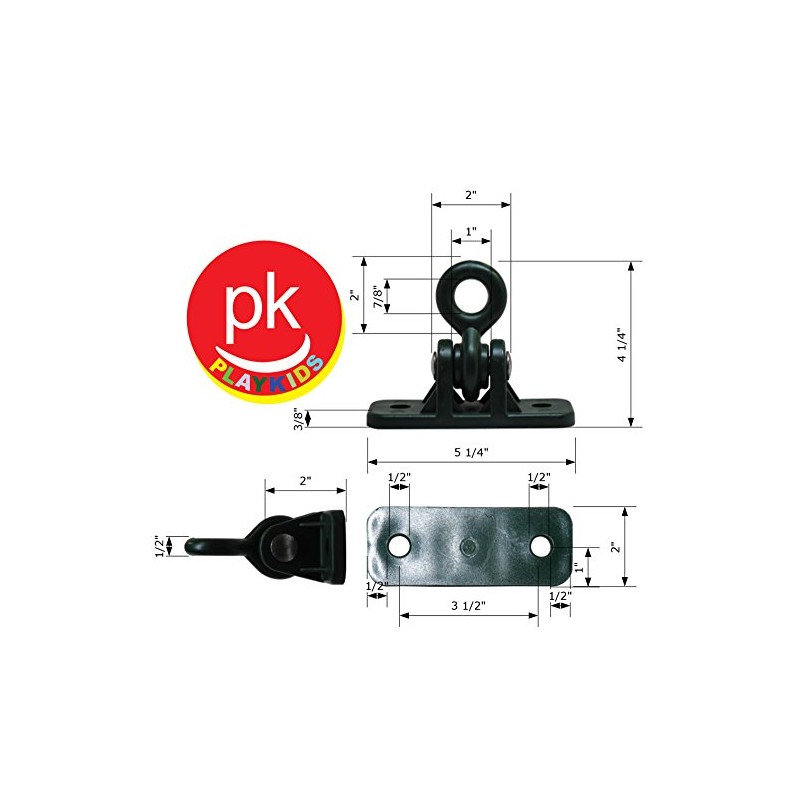 Heavy Duty Swing Hangers Hardware Included Over 500 lb Capacity