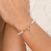 MONOZO Initial Pearl Bracelets for Women Jewelry Gifts - Dainty