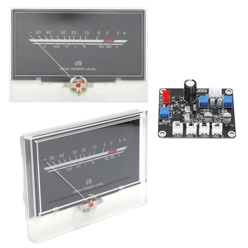 TS-DBPW-134-2Q DB Level VU Meter Head with Driver Board White