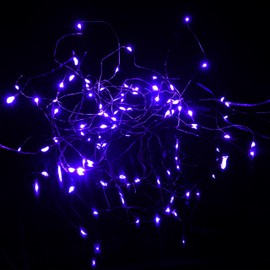 KARSUM Fairy Lights 16FT/5M Indoor String Lights 8 Memory Modes and 6-18 Hours Timer for Bedroom, Christmas, Party, Wedding,Birthday Party Outdoor Indoor Decoration (Purple)