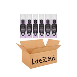LiteZout Ultra Daily Active Feminine Spray, 2 oz Bundle, (6 Pack) Odor-Controlling & pH-Balanced Spray for Everyday Freshness - Dermatologist & Gynecologist Tested