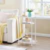 Hoctieon 3 Tier End Table, Telephone Table, Narrow Side Table